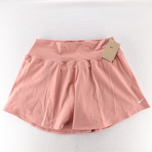 Nike One‎ Womens Pink Dri Fit Training Skirt Skort XL IH8614685